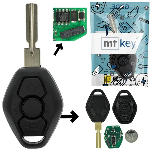 Funk Schlüssel CAS2 HU58 PCF7942 868MHZ für BMW 3er E90 E91 E92 E93 5er E60 E61