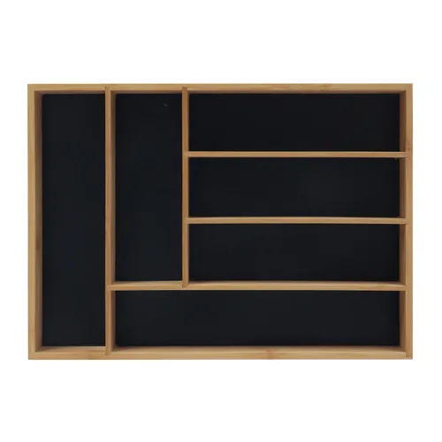 Besteckkasten Besteckfach Besteckkasten Bestecklade Schubladeneinsatz 6 Fächer