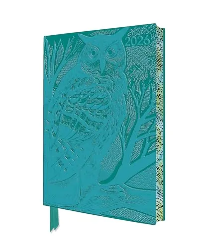 Angela Harding – Langohreule – Tischkalender 2026: Original Flame Tree Publishing DIN A5-Format Exquisit Tischkalender mit Softcovereinband aus ... gestalteten Buchschnitt (DIN A5-Diary)