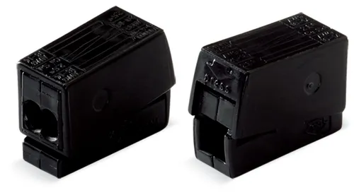 Wago Verbindungsklemme 224-114, 100 Stück - LED-Leuchte, komfortabler Anschluss für 2 Leiter von 0,5 bis 2,5 mm², ideal für schnelle Installationen und Zeitersparnis bei Elektroarbeiten.