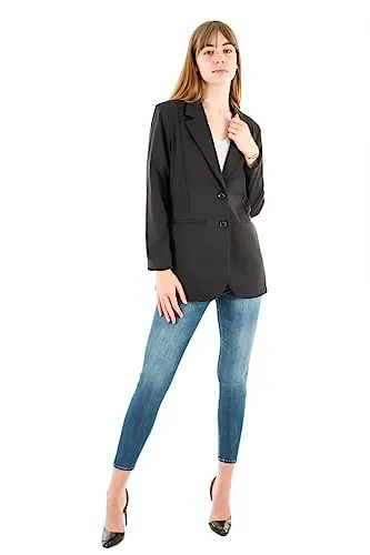 Ichi Kurzblazer Kate - Stilvoller 1-tlg Plain Blazer - Kurzblazer, elegantes Design ohne Details, ideal für vielseitige Looks im Büro oder Freizeit.