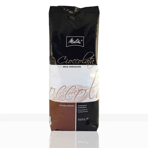 Melitta Cioccolata Style Milk Chocolate Kakao 1kg, Kakaopulver 15%