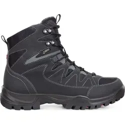 Ecco Herren Xpedition III Biker Boots - Schwarz, 42 EU - Wanderschuhe mit atmungsaktivem GORE-TEX-Obermaterial für trockene Füße und optimalen Komfort. Ideal für kaltes und nasses Wetter, bietet hervorragende Stabilität und Griffigkeit auf unwegsamem Terrain.