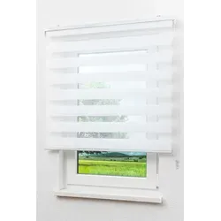 Rollo Solid Miniblende Reinweiß, LYSEL® - Blickdicht und vielseitig einsetzbar - Rollos mit Trägerprofil zum Schrauben, individuell regulierbarer Lichteinfall und kindersicheres Design - ideal für jedes Zuhause.