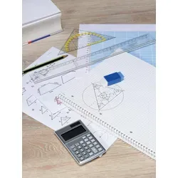 edding Radierer DR 20 4-DR20 Kunststoff transparent/blau