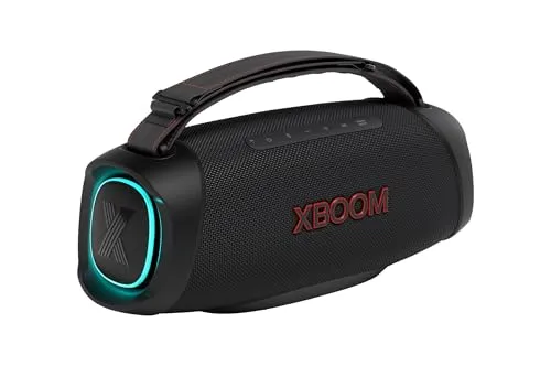 LG XBOOM Go DXG8T - Tragbarer Bluetooth-Lautsprecher mit 120W - Tragbare Bluetooth-Lautsprecher mit IP67-Spritzwasserschutz und beeindruckender 15 Stunden Akkulaufzeit, ideal für jede Party.