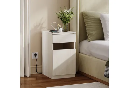Fine Life Pro Nachttisch mit Ladefunktion 33x40x61,5 cm