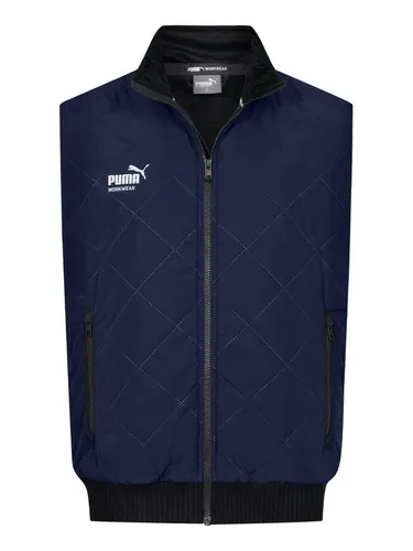 PUMA Workwear Funktionsweste Herren Weste Winter - Warm gefüttert, wasser- & windabweisend Winterweste mit Fleece-Futter - Innentasche - Robustes Obermaterial