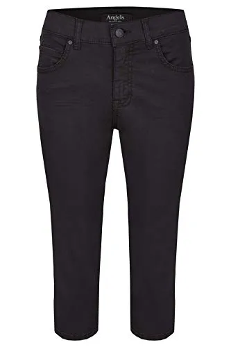 Angels Jeans Anacapri Capri - Leichte Ware in Tief Schwarz (W40) - Stylische Capri Jeans von Angels, ideal für den Sommer, aus leichter Ware für optimalen Tragekomfort und eine perfekte Passform.