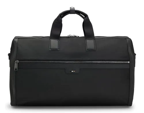 BOSS Sporttasche Ray N Holdall - Sporttaschen aus recyceltem Polyester mit Kunstleder-Details, vereint Nachhaltigkeit und Stil. Perfekte Organisation für modische Reisende.