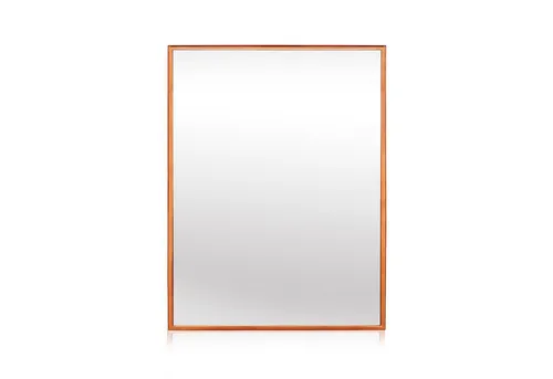 Elegance by Casa Chic Wandspiegel - 90 x 60 cm in Rose Gold - Dekorative Wandspiegel aus galvanisiertem Metall, extrem langlebig und feuchtigkeitsbeständig – perfekt für Badezimmer und andere Räume.