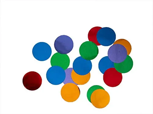 Amscan 9904546 - Konfetti Bright Rainbow, Folie, 15 g, bunt, Streudeko, Tischdekoration, Karneval, Geburtstag