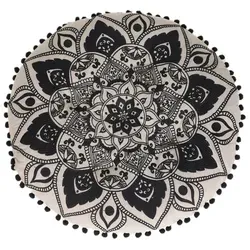 Marrakesch Orient & Mediterran Interior Pouf in beige von Marrakesch Orient & Mediterran Interior