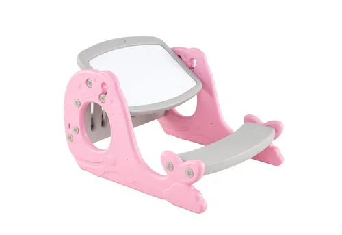 COSTWAY 4 in 1 Staffelei für Kinder – Rosa