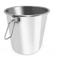 HENDI Budget Line Eimer 10L in silber von HENDI