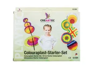 Bastelset Colouraplast - Verblüffende Schmelztechnik - Basteln mit Colouraplast: Bunte, transparente Kunststoffscheiben für kreative Fensterdekoration. Sicherer, giftfreier Kunststoff für faszinierende Mosaikbilder und einzigartige Sonnenfänger.