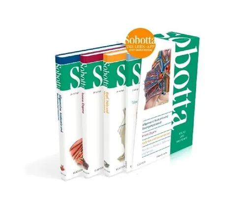 Produktbild Sobotta, Atlas der Anatomie,3 Bände+Tabellenheft, Paulsen/Waschke, NEU/OVP
