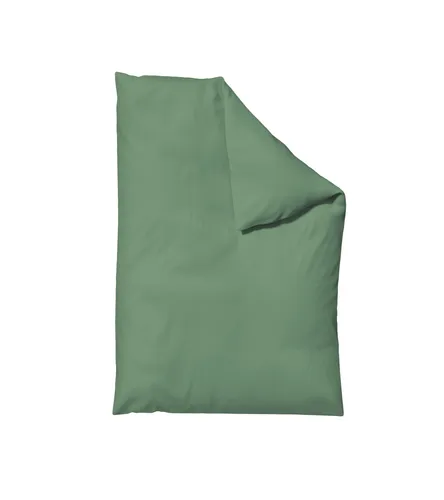 Produktbild Schlafgut Bettdeckenbezug Knitted Jersey Grün, 135-140x200 cm