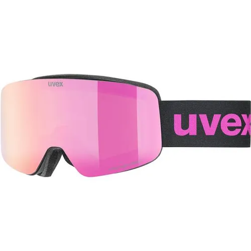 Uvex Pwdr FM black matt mirror pink von uvex