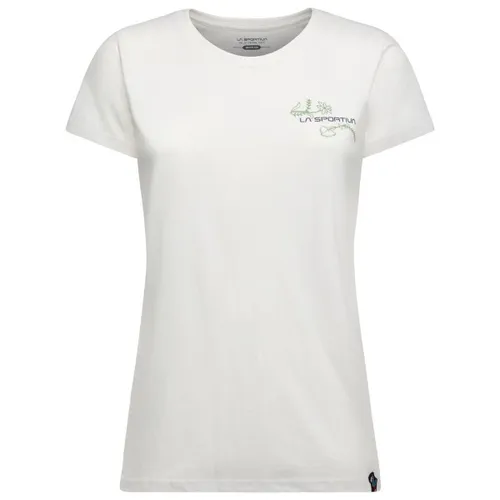 La Sportiva Climb Flower T-Shirt Women Chalk (XS) von La Sportiva