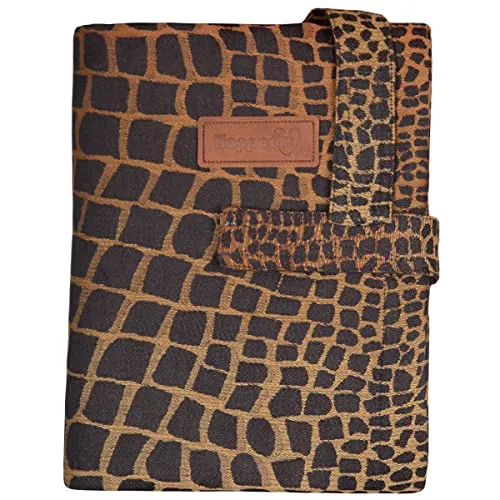 Hoppediz Wickelauflage Wickelmax Design Darwin black - Wickelauflage in elegantem Schwarz, aus 100% Baumwolle, ideal für eine sichere und komfortable Wickelzeit ab Geburt.