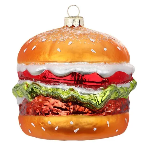 Christbaumschmuck Burger 10cm Inge Glas Weihnachtsschmuck Baumschmuck