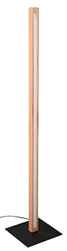 Trio 426410130 LED-Stehleuchte Bellari 1x20W - Elegante Stehleuchte aus Holz mit 4-Level-Schalterfunktion, 2300lm und warmweißem Licht (3000K) für eine gemütliche Atmosphäre in jedem Raum.