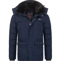 Höhenhorn Achalm Herren Winter Jacke Navy Gr. XXL - Funktionsjacke mit gefütterter Kapuze, winddicht und wärme-isolierend, ideal für kalte Tage und Outdoor-Aktivitäten.