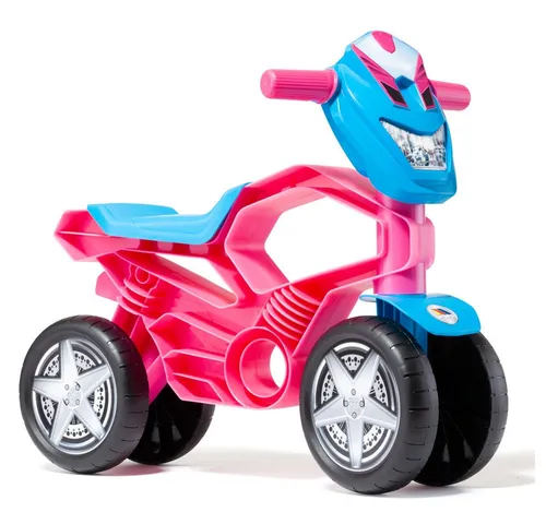 Molto Rutscherauto My First Molto-Cross - Pink - Kinderfahrzeuge für Kinder ab 12 Monaten, fördert die motorischen Fähigkeiten und sorgt für viel Spaß im Freien.
