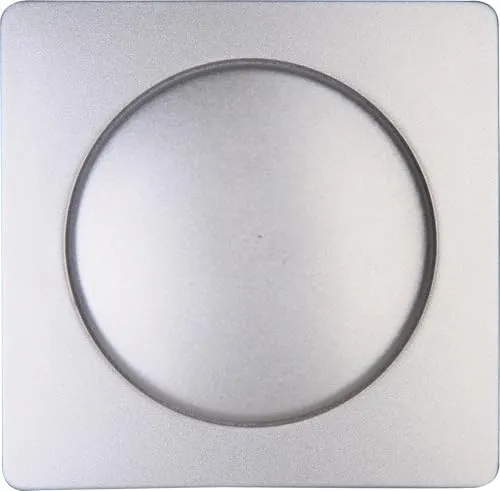 Kopp Paris Abdeckung für Druck-Wechsel-Dimmer, silber, 333720187