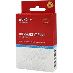 WUNDmed Pflaster Rund 02-052 transparent 2,5 x 2,5 cm, 20 St.