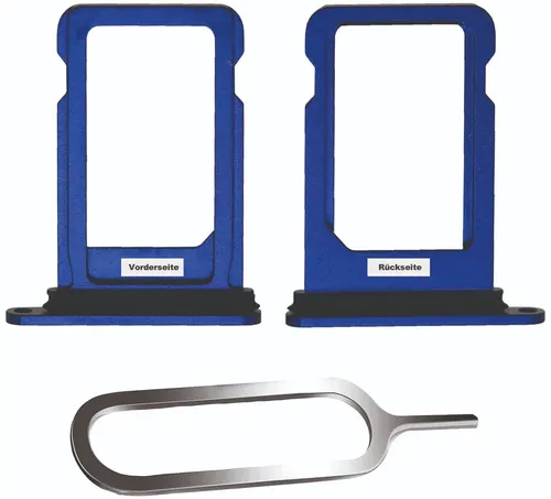 iPHONE 12 MINI SIM KARTEN HALTER TRAY ADAPTER FACH SLOT CARD NADEL BLAU