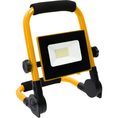 Akku LED-Bauleuchte 20W - Baustrahler für Werkstatt - Taschenlampen mit 1400lm Lichtstrom, ideal für Baustellen und Werkstätten. Dank der Lithium-Ionen-Akkutechnologie ist sie mobil und leistungsstark.