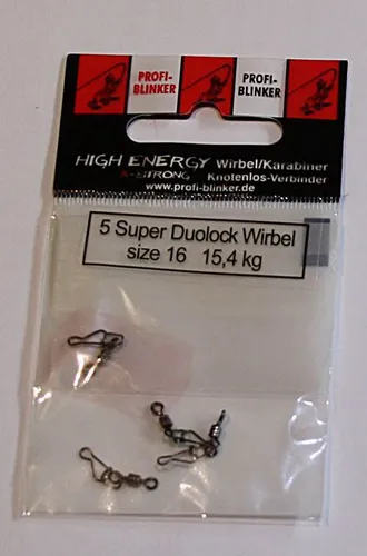 Profi Blinker Super-Duolock Wirbel 5er Größe: 16