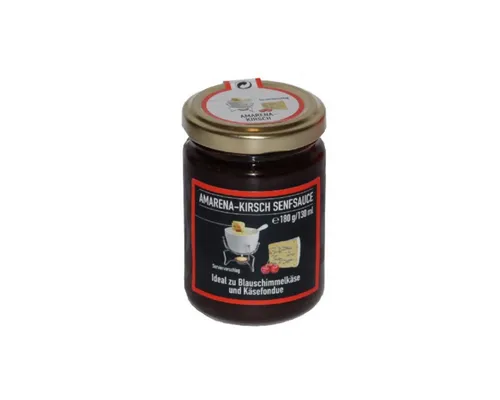 Ruwisch & Zuck Saucen, Ruwisch & Zuck Original Amarena Kirsch Senfsauce süßlich scharf 180g