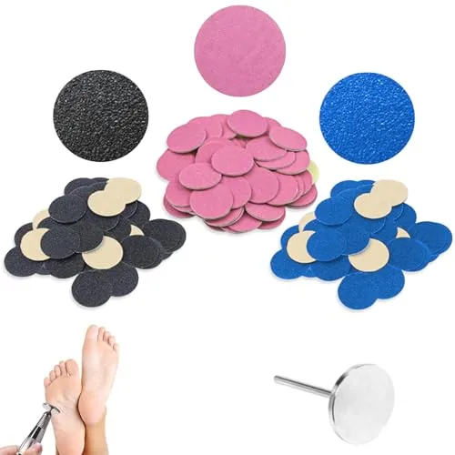 Schleifscheibe Pediküre, 150 Stück Ersatz-Schleifpapier Feet Grinder 25mm