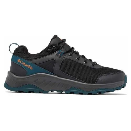 Columbia Herren Trailstorm Ascend Waterproof wasserdichte Trekking-und Wanderschuhe mit niedrigem Bund, Black/Night Wave, 45 EU