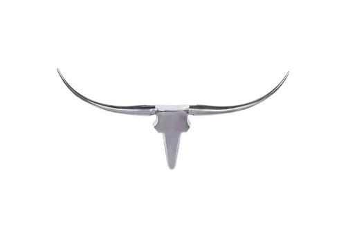 Mid.you Wanddeko aus Metall, 125x60 cm - Stilvolle Wanddeko in Silber, aus robustem Metall, ideal für ein modernes Wohnambiente und setzt besondere Akzente in jedem Raum.