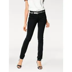 heine Jerseyhose Bauchweg-Hose normal schwarz 25