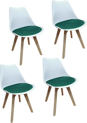HTI-Living 4er Set Design-Stühle im skandinavischen Stil