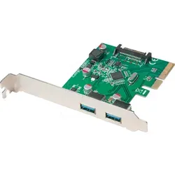 LogiLink PCI-Express-Karte PC0080 USB 3.1 Controller - USB-Controller zur Erweiterung Ihres PCs mit 2x USB 3.1 Anschlüssen für blitzschnelle Datenübertragungen bis zu 10 Gbit/s, abwärtskompatibel zu älteren USB-Versionen.