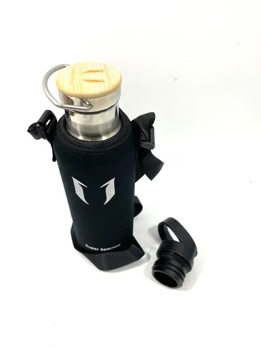 Super Sparrow Edelstahl Wasserflasche 750ml silber