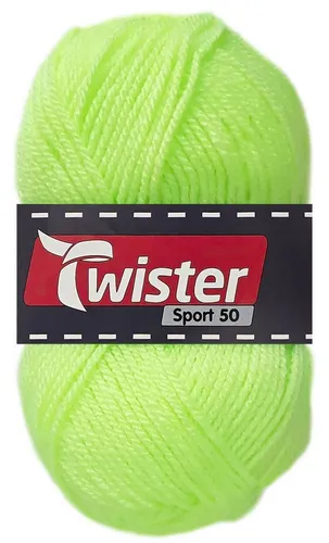 Kurtenbach 50 Gramm Twister Sport 50 aus 100 % Polyacryl Farbauswahl Bastelgarn