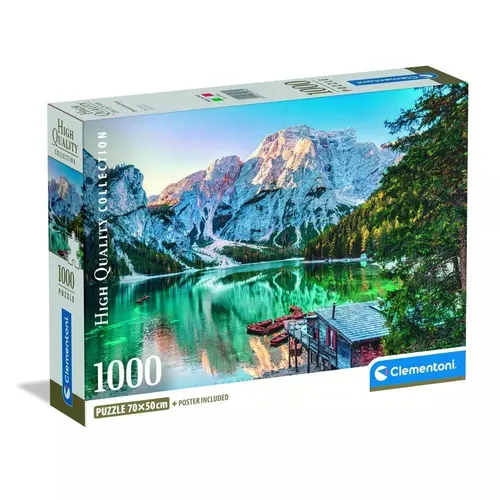 CLE puzzle 1000 Compact Emerald Lake Braies 39934 Clementoni 8005125399345