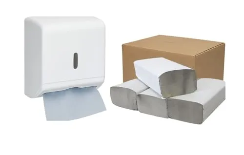 Papierhandtücher Grau 25x23 cm | Falthandtücher ZZ-/V-Falz 1-lagig | Großpackung (20x250) | Recycling Handtuchpapier für Spender, Gastronomie, Büro, Schule & Sanitärbereiche 5000