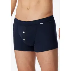 Schiesser Boxershorts Revival Karl-Heinz dunkelblau Herren von Schiesser