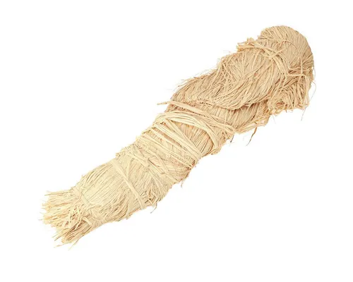 Trockenblume Raffiabast, Flairbast Natur 1kg für Floristik, Deko, Handwerk, Viana, Höhe 10 cm