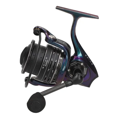 ABU GARCIA Spike Spin 3000SH - Leichte Spinnrolle für Raubfischangeln, mit 7 Edelstahl-Kugellagern für reibungslose Leistung und langlebigem Carbon Matrix Drag System für optimale Kontrolle im Kampf.