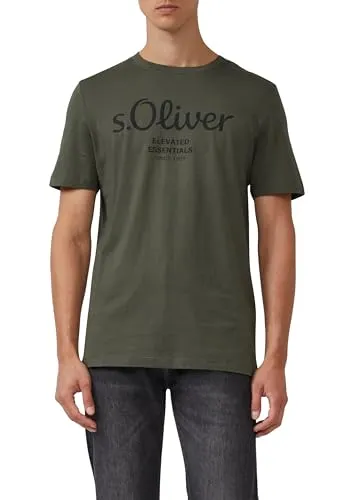 s.Oliver Baumwoll-T-Shirt mit Logo-Print von s.Oliver