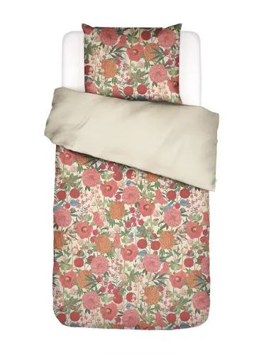 Essenza Bettwäsche Florentien, Satin, 2-teilig, floral in Rosa - Moderne 2-teilige Bettwäsche mit floralem Muster, aus hochwertigem Satin gefertigt. Mit praktischen Reißverschlüssen und Wendefunktion für eine individuelle Gestaltung Ihres Schlafzimmers.
